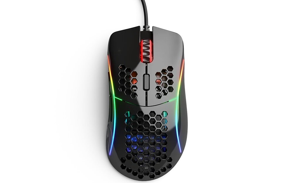 Mysz GLORIOUS PC Gaming Race Model D - wygląd ogólny przyjemniejsza rozgrywka szereg udogodnień