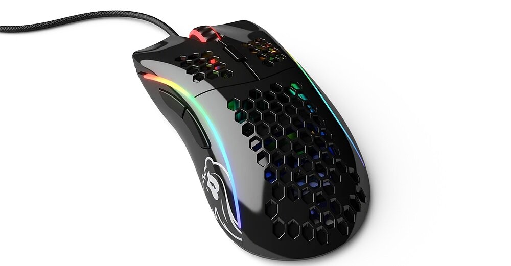 Mysz GLORIOUS PC Gaming Race Model D - ergonomiczny kształt z łatwością dopasowuje się do dłoni
