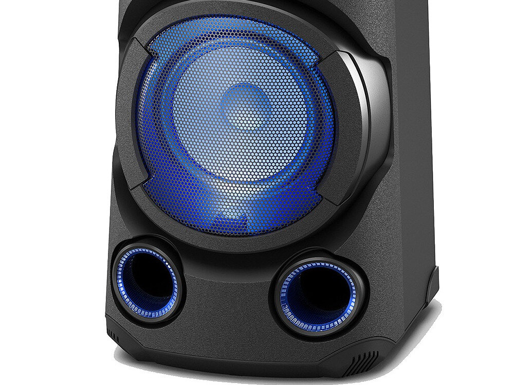 Power audio SONY MHCV13 Czarny podbicie bassu