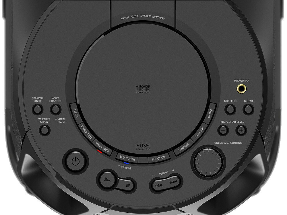 Power audio SONY MHCV13 Czarny czytnik plyt cd