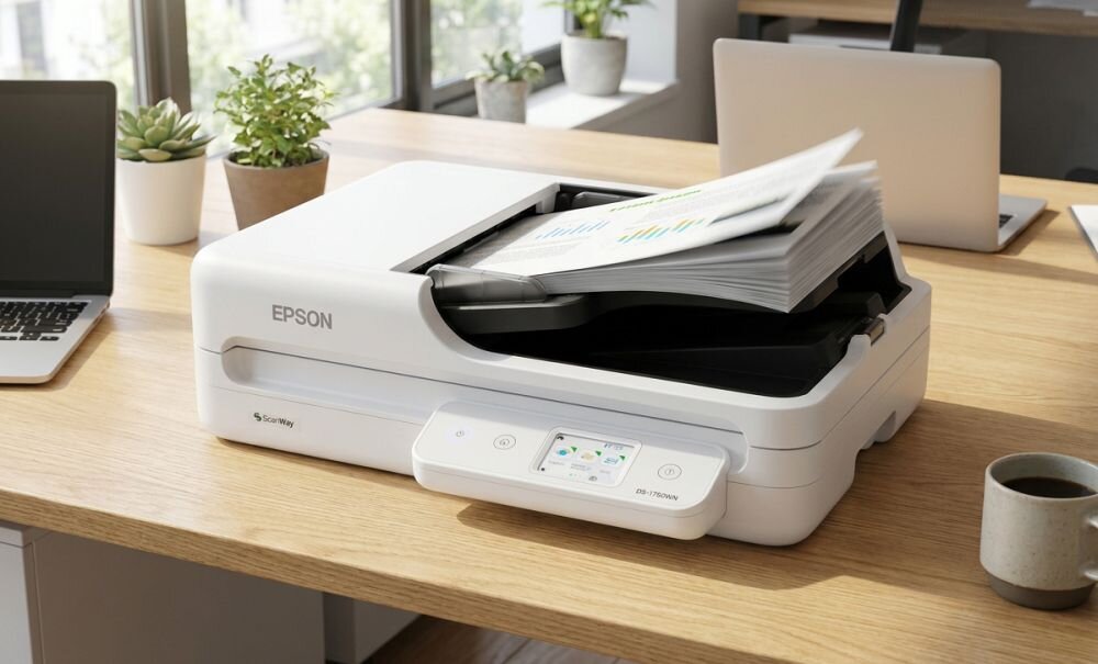 Skaner EPSON WorkForce ES-60W.