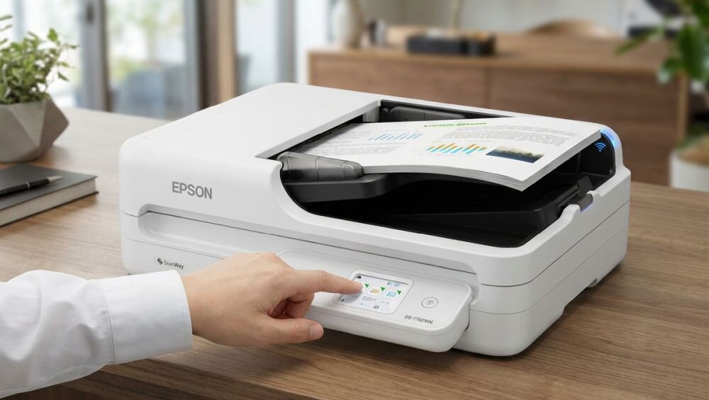 Skaner EPSON WorkForce ES-60W.