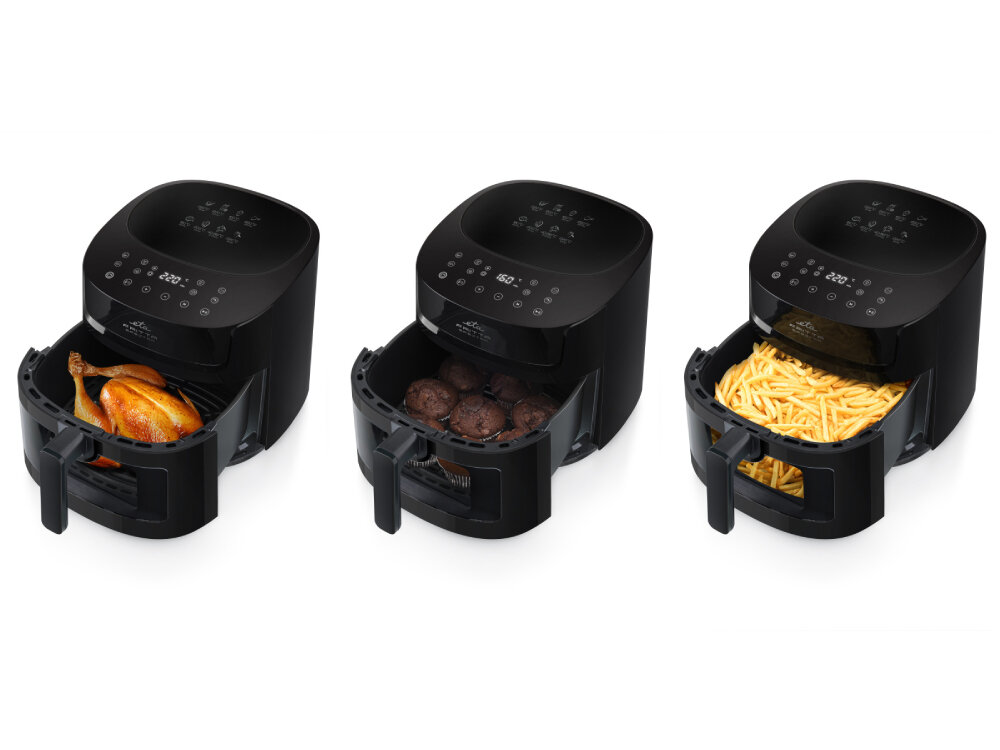 Air Fryer Frytkownica beztłuszczowa ETA Fritta Spectra 616890000 7.2 l przezroczyste okienko z podświetleniem, kontrola procesu przyrządzania, panel dotykowy LED