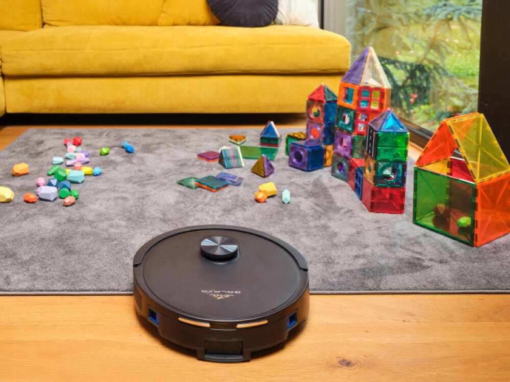 Robot sprzątający ETA Galaxo 423990000 Wygodna obsługa  z poziomu aplikacji ETA SMART w języku polskim do 5 map  z Wi-Fi i Bluetooth  z Amazon Alexa i Google Assistant komunikaty głosowe