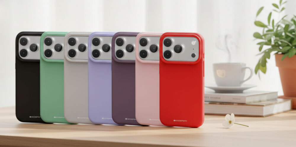 Etui MERCURY Silicone - etui w ośmiu kolorach