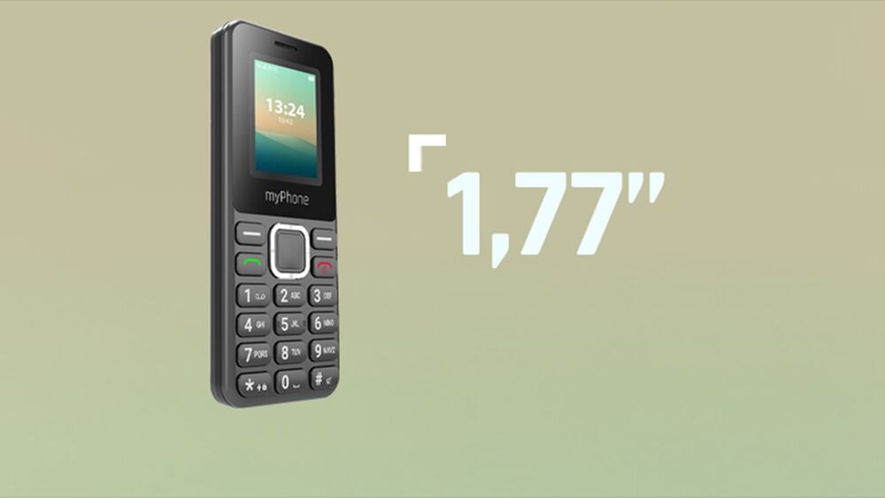 Telefon MYPHONE 2240 LTE bateria zasilanie łączność ładowanie baza wyświetlacz klawiatura czuwanie dzwonienie dzwonki przewód słuchawka numery funkcje opis cechy