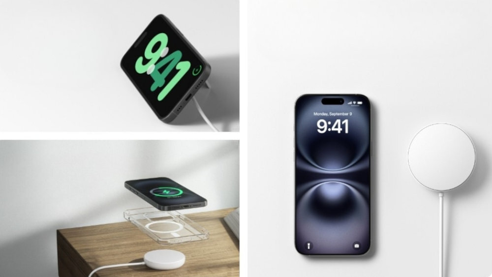 BELKIN BoostCharge Pro Zintegrowana podstawka ustawienie telefonu w pionie prowadzić rozmowy, uczestniczyć w wideokonferencjach lub oglądać filmy - zastosowanie ładowarki w różnych sytuacjach