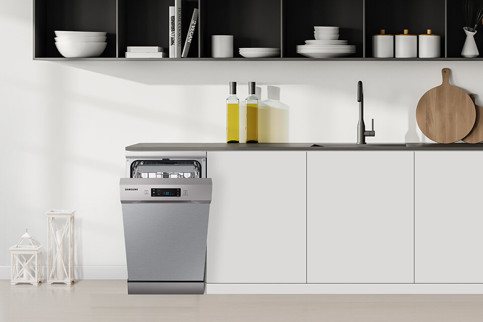 Zmywarka wolnostojąca Samsung DW50DG450FSRET w ofercie Media Expert Zmywarka wolnostojąca Samsung DW50DG450FSRET w ofercie Media Expert