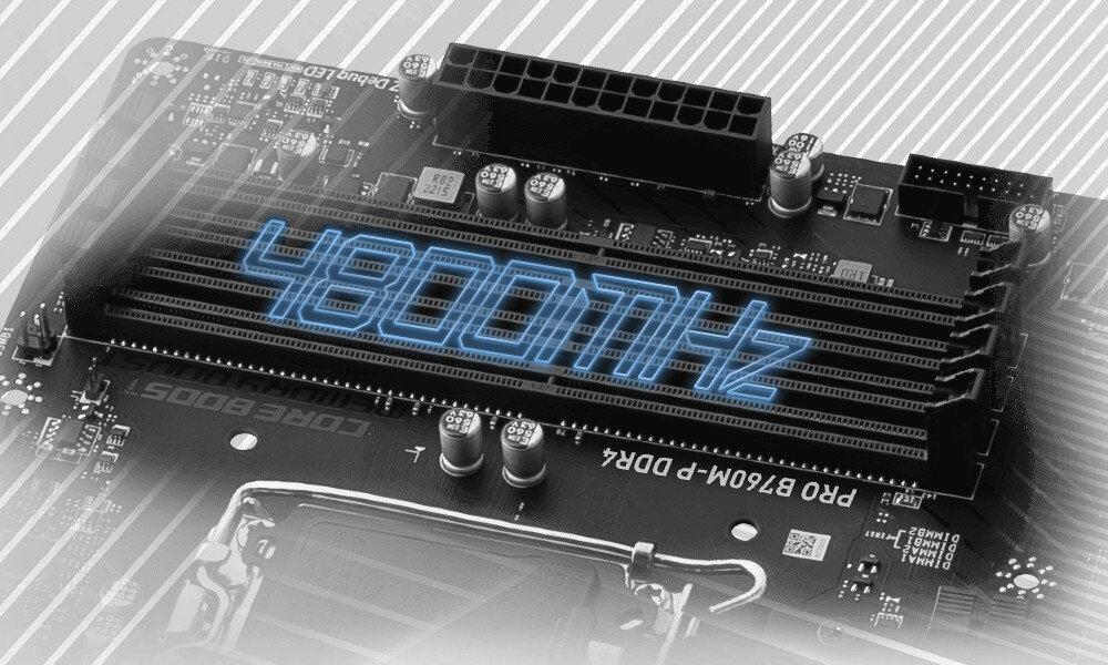 Płyta główna MSI Pro B760M-P DDR4 pamięć Dual-channel pojemność