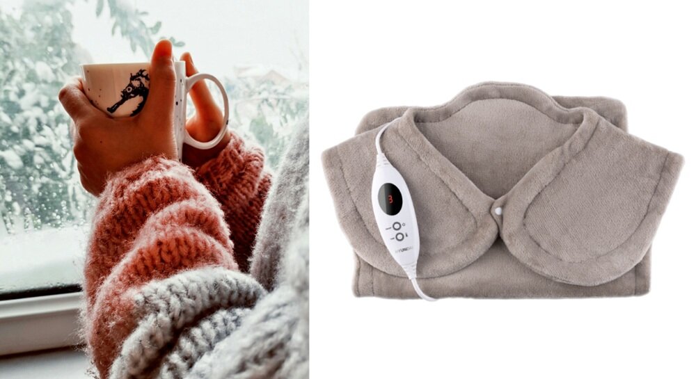 Podgrzewana kamizelka HYUNDAI CCH658 Beżowy równomierne ciepło, uniersalny rozmiar, dopasowanie do ciała, komfortowe noszenie