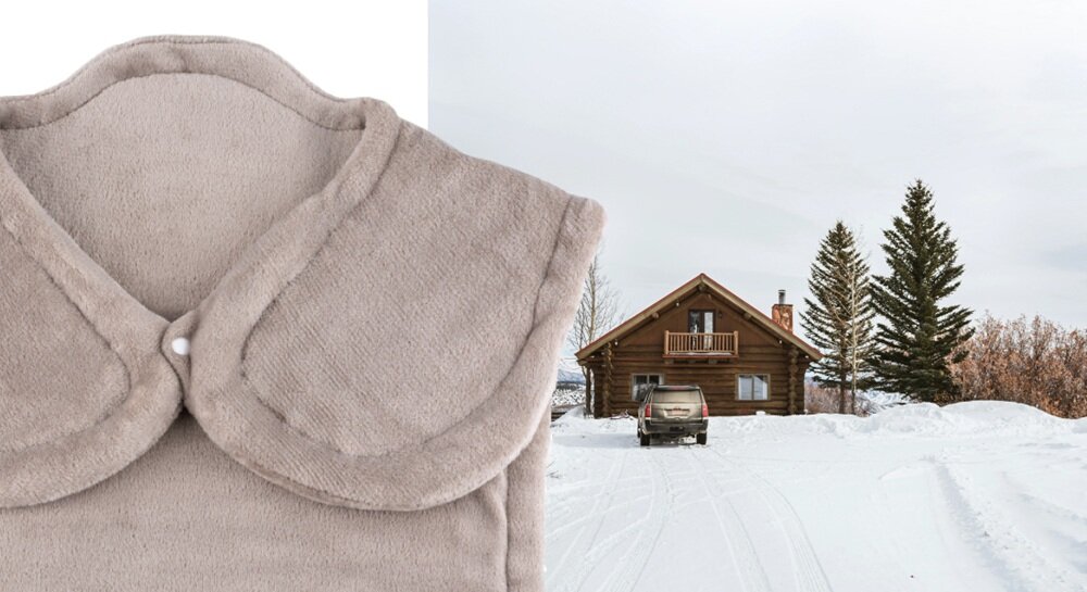 Podgrzewana kamizelka HYUNDAI CCH658 Beżowy rozluźnienie mięśni, łagodzenie bólów, regeneracja organizmu