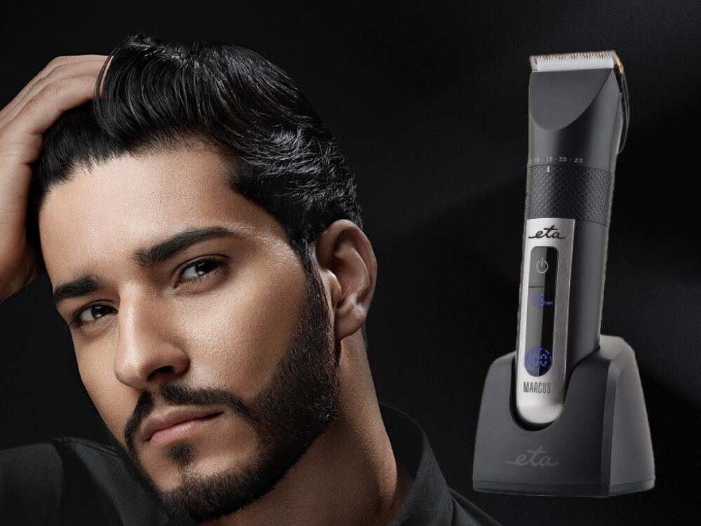 Strzyżarka ETA Marcus 934190000 bezprzewodowa 6 nakładek 0.5-30 mm kv początek opisu