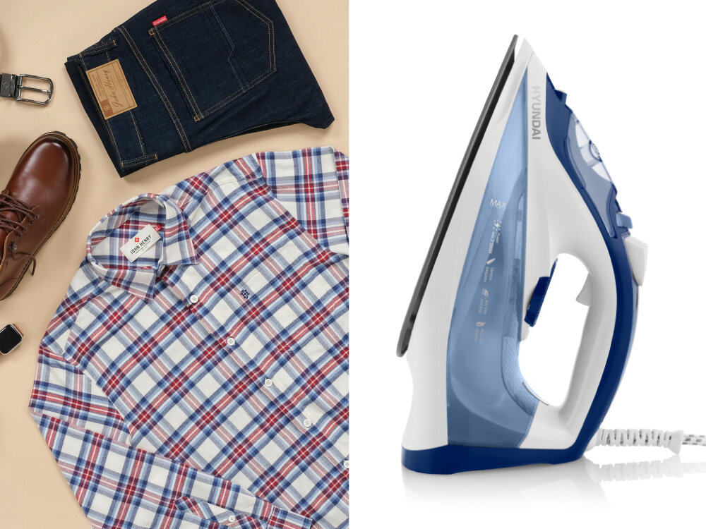 Żelazko HYUNDAI SI885 komfortowa obsługa, usuwanie osadów wapiennych, ochrona przed plamami, większe bezpieczeństwo