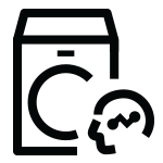 Symbol trybu AI pralki EcoBubble AI Energy Symbol trybu AI pralki EcoBubble AI Energy WW90CGC04DAH marki Samsung