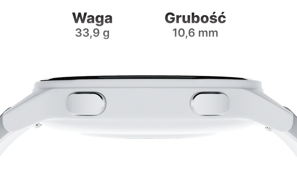 Smartwatch IGO Watch 4 lekka konstrukcja matowa faktura komfort noszenia