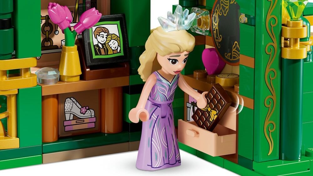 LEGO 75689 Wicked Emerald City i Kiamo Ko Castle ukryta mapa Oz Grymuar sekretne funkcje i detale