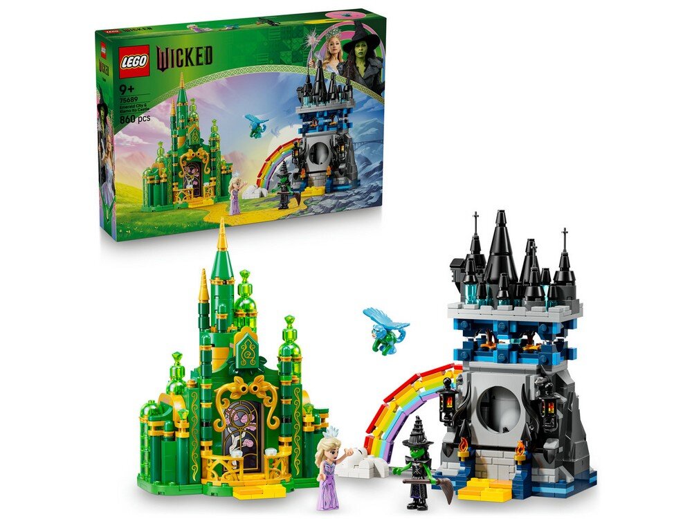 LEGO 75689 Wicked Emerald City i Kiamo Ko Castle Zestaw 