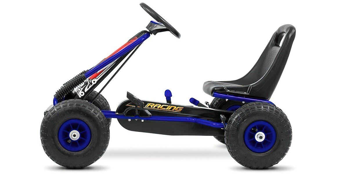 Gokart na pedały MILLY MALLY Thor Dla młodych kierowców rajdowych Zadbaj o aktywność fizyczną Twojej pociechy