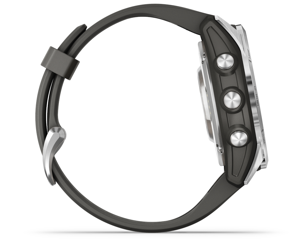 Smartwatch GARMIN Fenix 7S Pro Solar ekran bateria czujniki zdrowie sport pasek ładowanie pojemność rozdzielczość łączność sterowanie krew puls rozmowy smartfon aplikacja