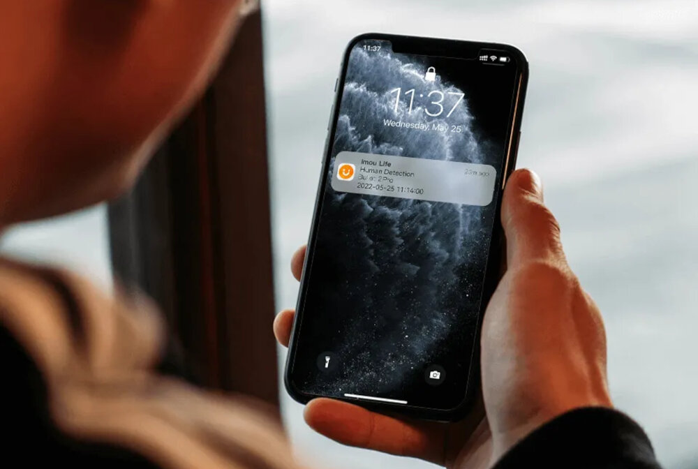 Kamera IMOU Bullet 2E 4MP IPC-F42FP lacznosc Wi-Fi przewod LAN aplikacja IMOU na iOS i Android prosta konfiguracja biezacy monitoring