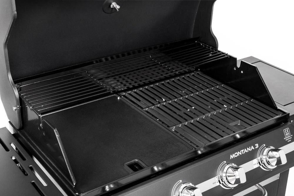ACTIVA Montana III 19785G żeliwny solidny ruszt grill szybkie czyszczenie podgrzewanie