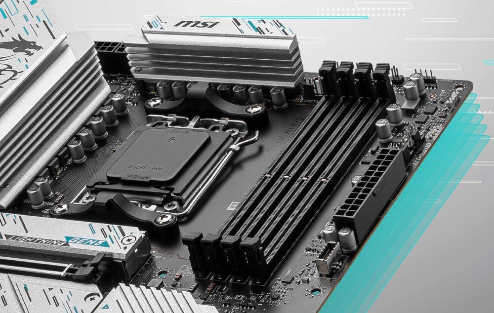 Płyta główna MSI X670E Gaming Plus WiFi rozwiązania audio dźwięk złącze przepustowość