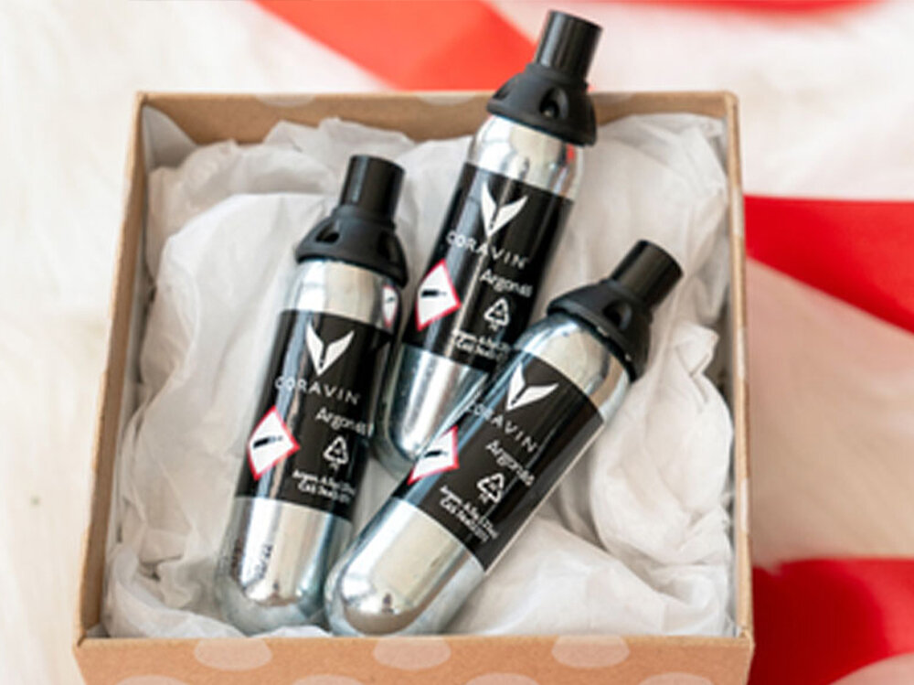 Kapsułka CORAVIN Pure 24 szt. Wysoka wydajność użytkowania 15 kieliszków pojemność do 20 kieliszków w systemach Pivot™