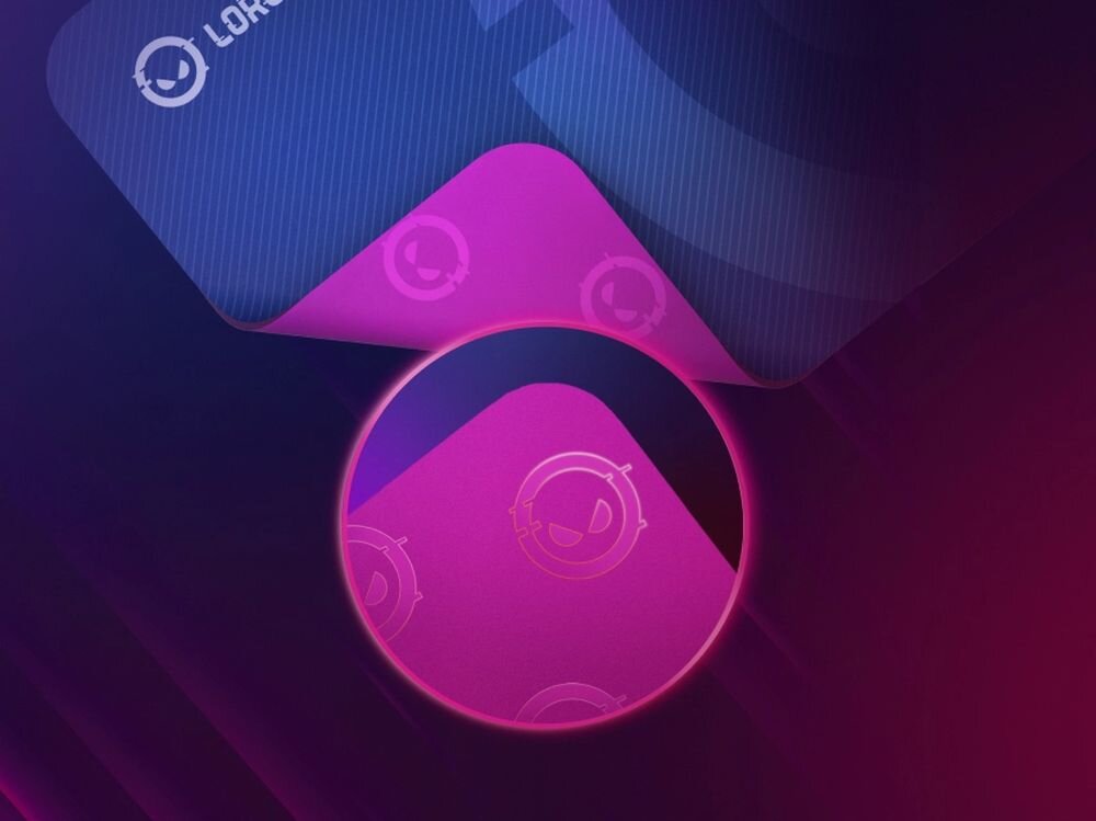 Podkładka LORGAR Main Antypoślizgowa gumowa podstawa bez potrzeby ciągłego poprawiania pozycji - zbliżenie na spód podkładki