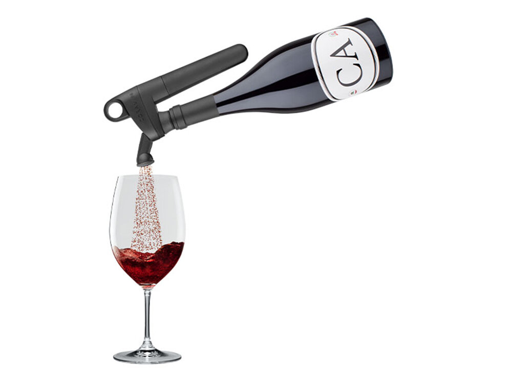 Areator do systemu do przechowywania wina CORAVIN Pivot Czarny do współpracy z Coravin Pivot Wine Preservation System