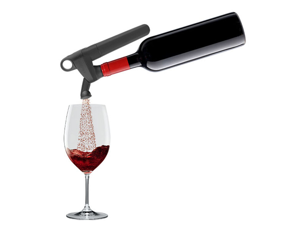 Areator do systemu do przechowywania wina CORAVIN Pivot Czarny Dla wymagających smakoszy