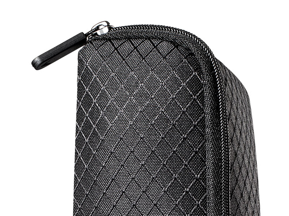 Futerał CORAVIN do systemów przechowywania wina Wygodne rozwiązanie Dedykowane kieszenie przechowywanie dwóch kapsułek Coravin Pure™ lub aeratora