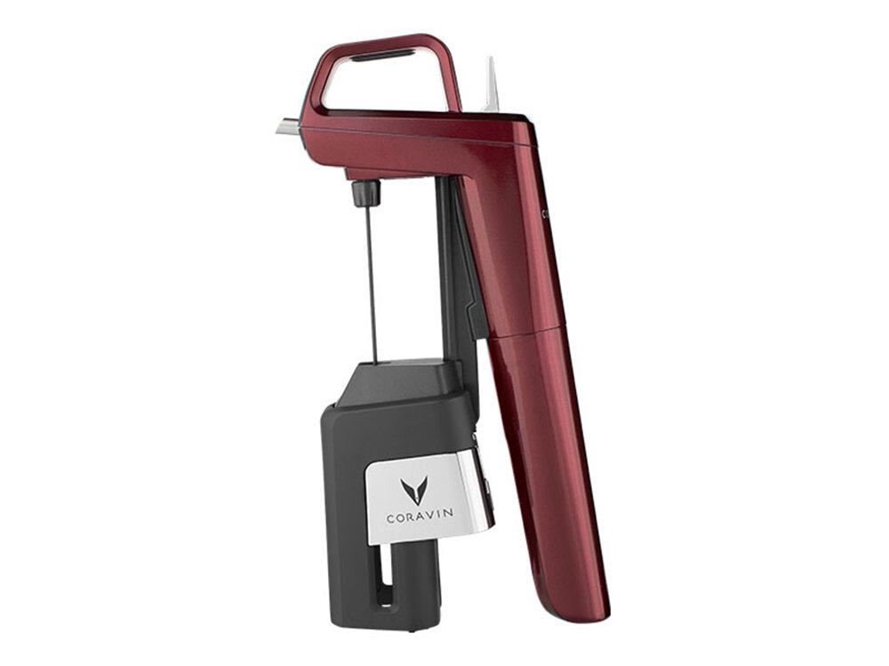 System do przechowywania wina CORAVIN Timeless Six Plus Burgundowy Smak od pierwszej chwili napowietrza wino w trakcie nalewania