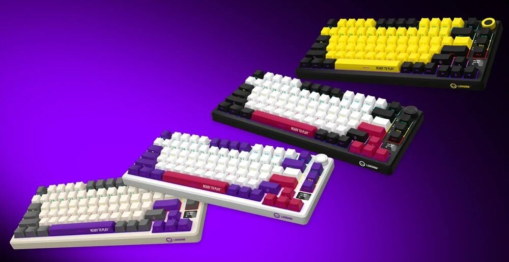 LORGAR KBP7075W - klawiatura w czterech wersjach kolorystycznych