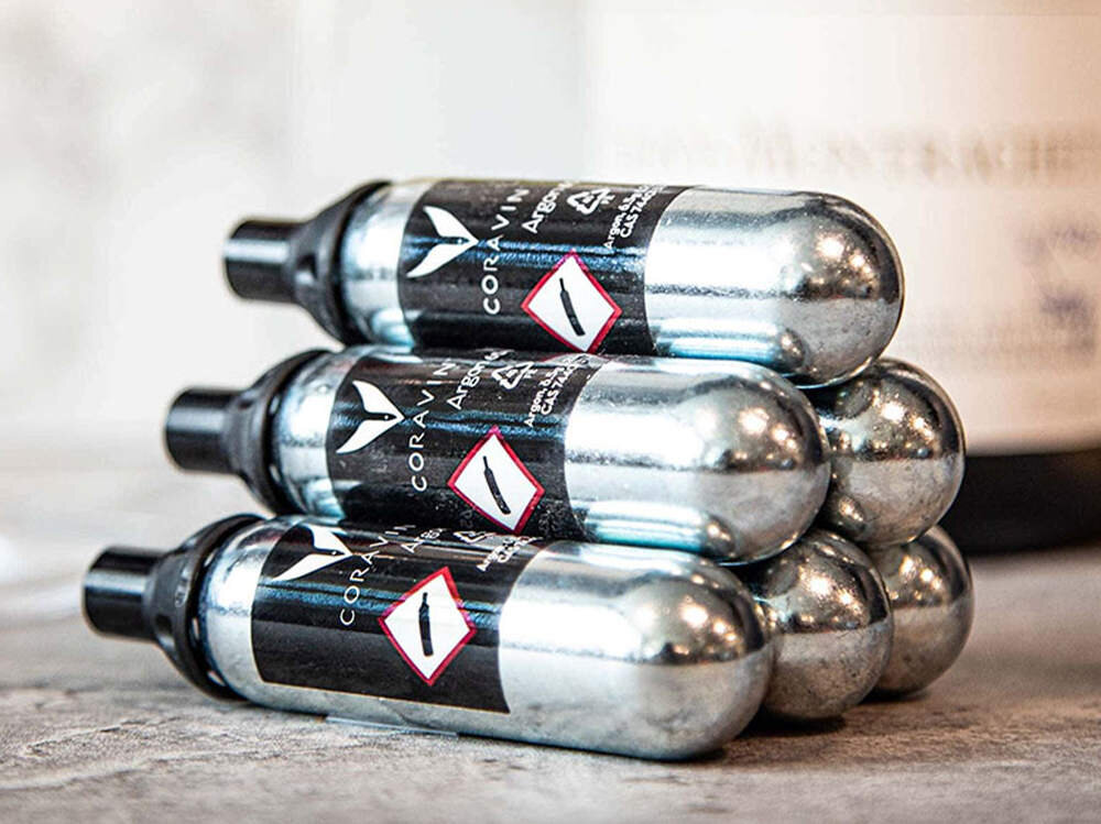 Kapsułka CORAVIN Pure 6 szt. Profesjonalna jakość profesjonalnych zastosowań z trwałej, recyklingowalnej stali z troską o środowisko naturalne