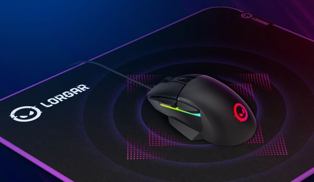 Podkładka LORGAR Main - mysz na podkładce