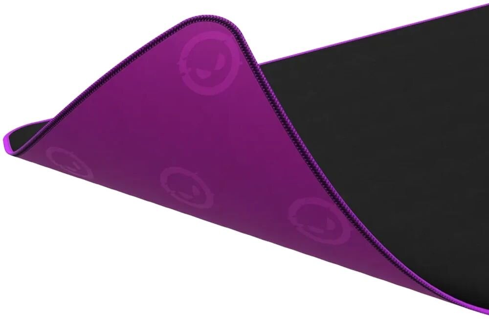 Podkładka LORGAR Main współpracuje z różnymi typami czujników myszy optycznymi i laserowymi - spód podkładki na białym tle