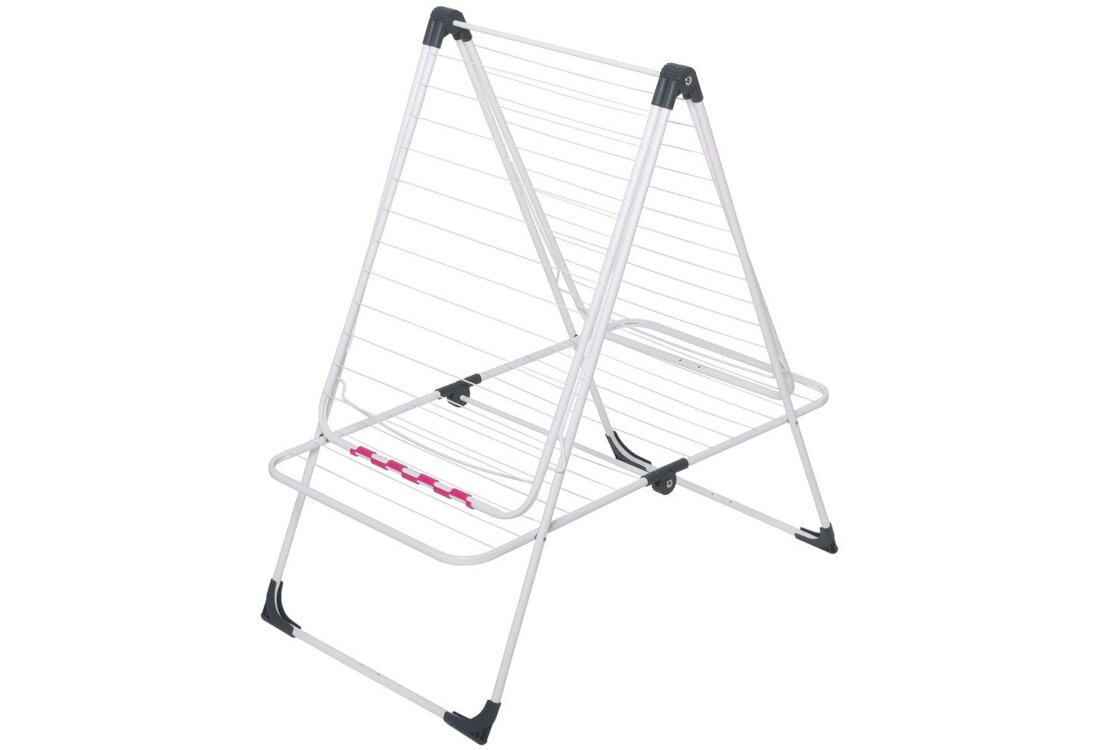 Suszarka na pranie VELKEA A300 Biały Solidna konstrukcja wykonanie stal Antypoślizgowe nakładki użytkowanie możliwości