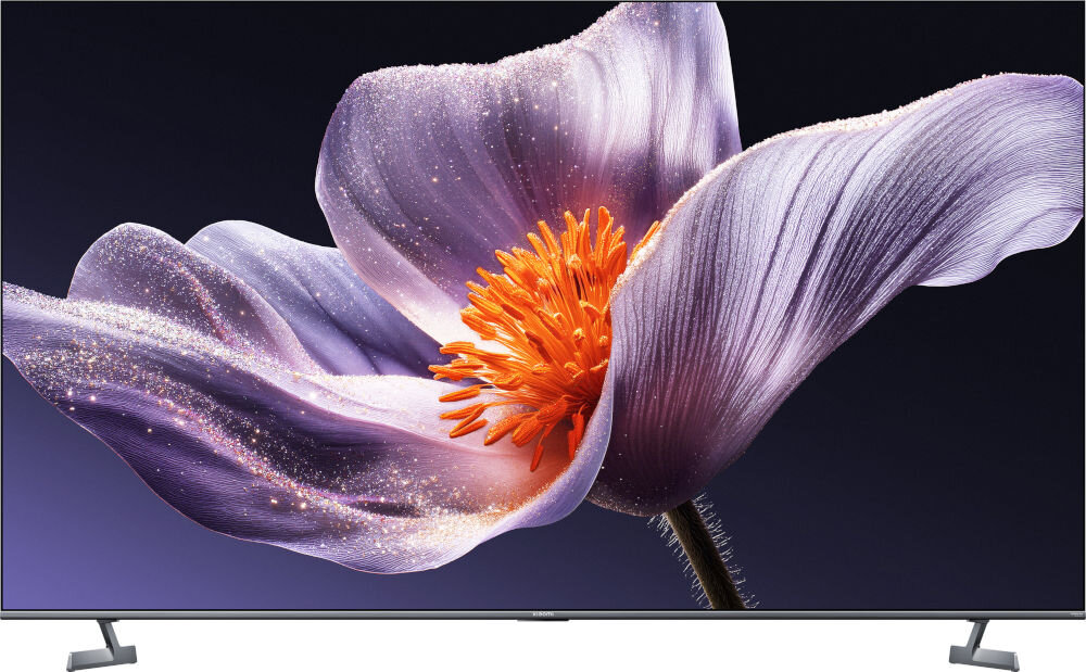 XIAOMI S Pro 55 2026 QD-Mini LED 4K DCI-P3 94 procent, telewizor od frontu na białym tle