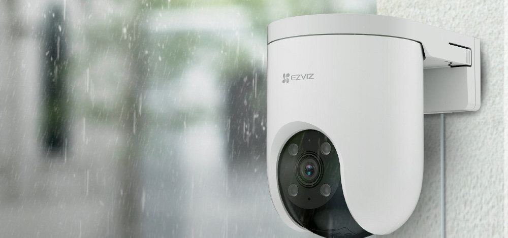 Kamera EZVIZ H8C PRO 4K Zewnętrzna, Wi-Fi / LAN Wysoka jakość dźwięku połączenie możliwości nagranie automatyczna wiadomość warunki atmosferyczne