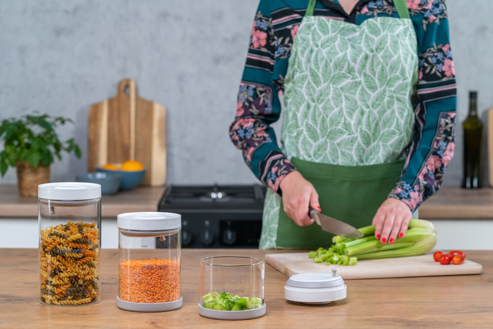 Zestaw pojemnikow na zywność MILLA HOME MKA 112 wyglad szkło borokrzemowe