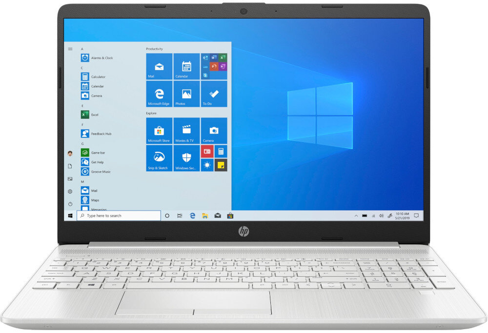 NOTEBOOK HP 15-dw3113nw I3-1115G4 8GB 256SSD INT 15.6 W10 SIL wyglad