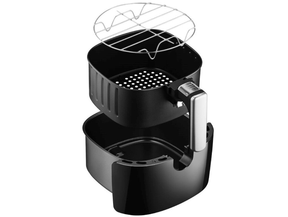 Frytkownica beztłuszczowa MOZANO Active Fryer Srebrny Air Fryer Kratka grillowa możliości gotowanie różnorodność
