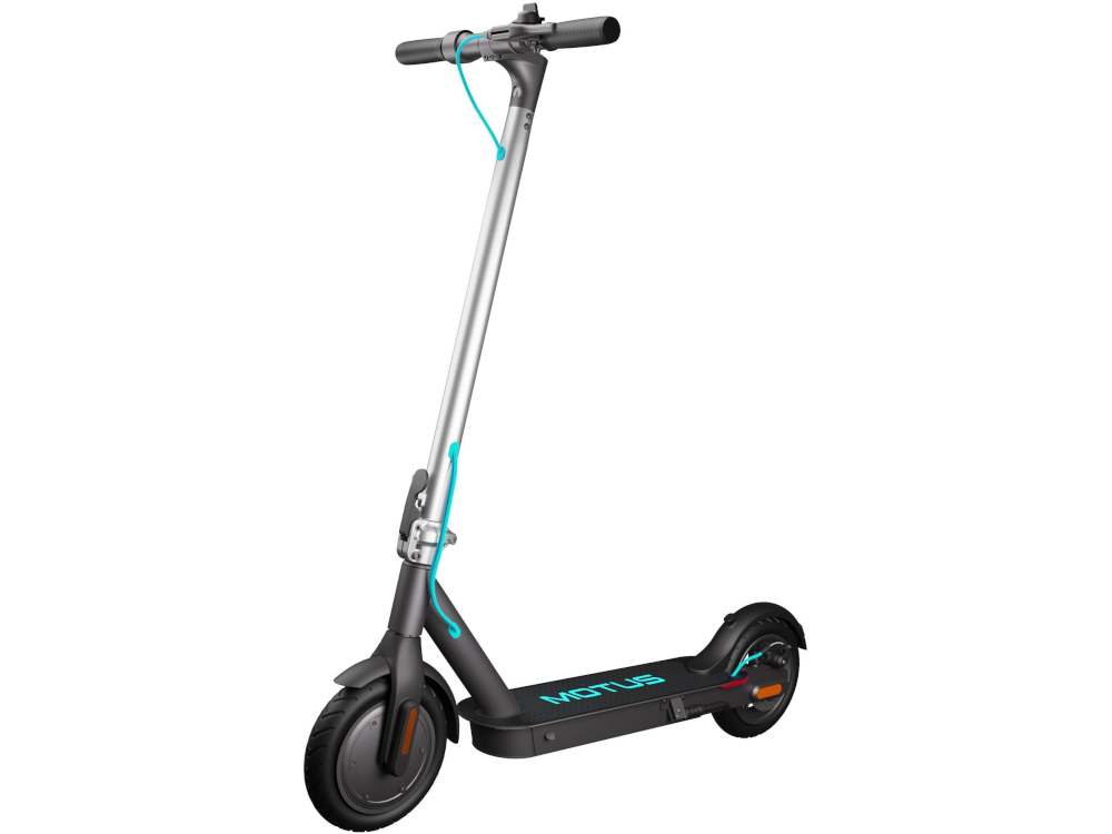 Hulajnoga elektryczna MOTUS Scooty 8.5 Lite Szary przyjazna dla srodowiska alternatywa do poruszania sie po miescie wysoka jakosc podzespolow szybka plynna bezpieczna jazda