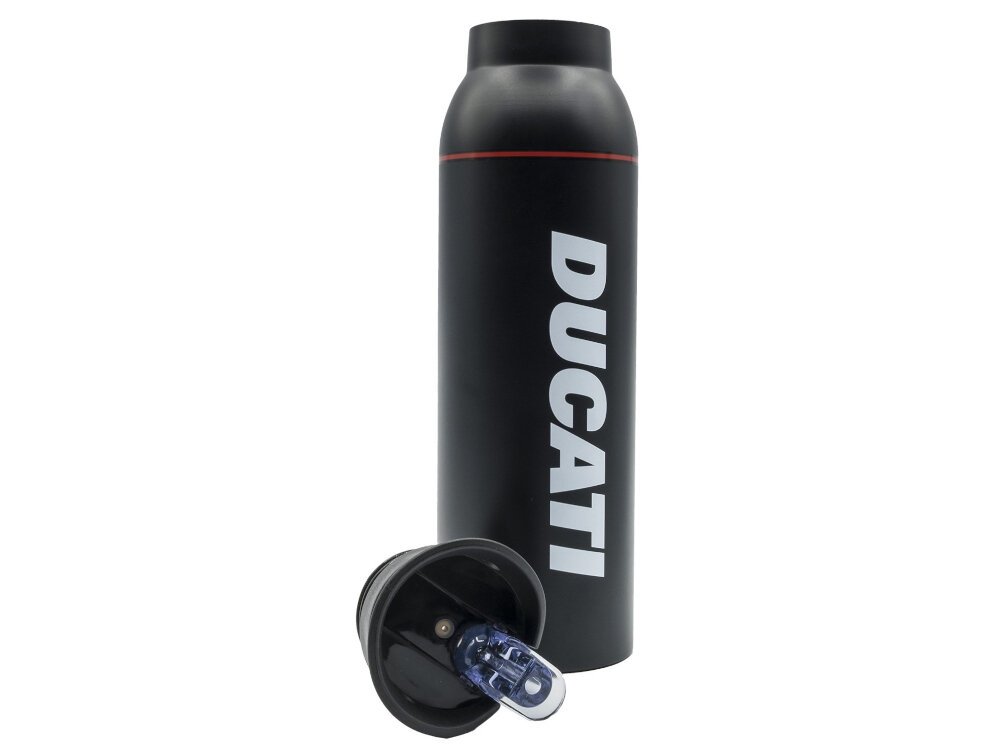 Bidon DUCATI Urban 500 ml Czarny solidna nieprzepuszczalna konstrukcja do plynow cieplych i zimnych czas utrzymania temperatury cieplego napoju okolo 12 godzin czas utrzymania temperatury zimnego napoju okolo 24 godziny