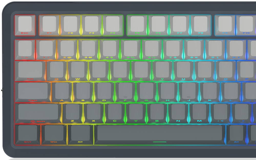 Klawiatura K708GG-RGB-PRO Flekact
dostosowana do Ciebie oferuje dedykowane oprogramowanie umożliwiające tworzenie własnych trybów podświetlenia, przypisywanie makr oraz konfigurowanie skrótów klawiszowych produkt na białym tle