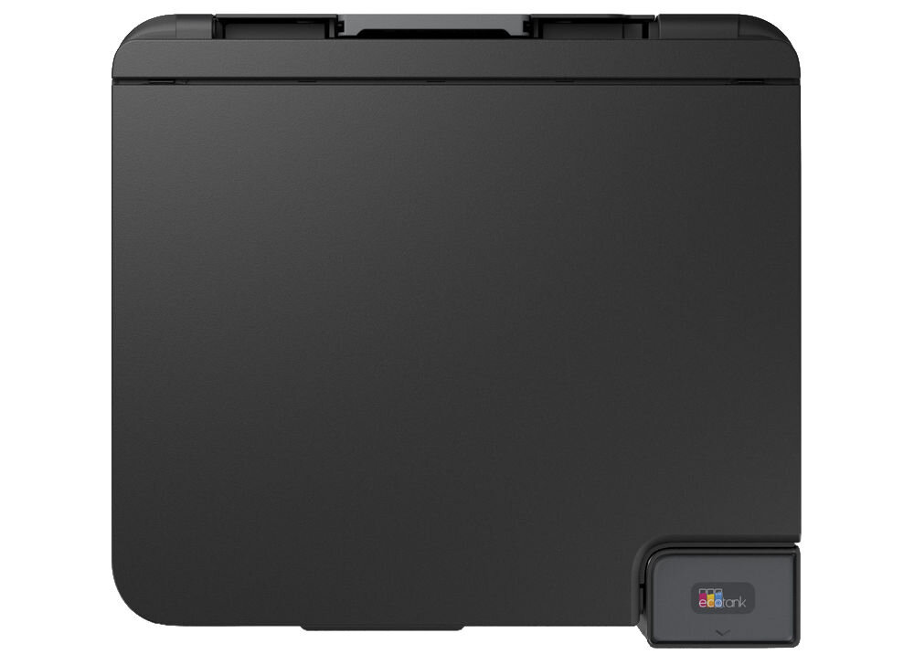 Urządzenie wielofunkcyjne EPSON EcoTank L4360 Druk w kolorze, Automatyczny druk dwustronny, Wi-Fi prezentacja urządzenia od góry na białym tle prosta obsługa i eksploatacja