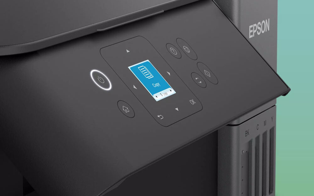 Urządzenie wielofunkcyjne EPSON EcoTank L4360 Druk w kolorze, Automatyczny druk dwustronny, Wi-Fi zbliżenie na wyświetlacz urządzenia kolorowy wyświetlacz LCD 3,7 cm wygoda