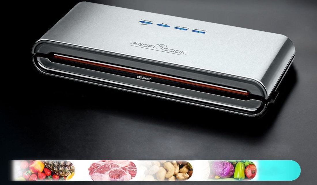 Zgrzewarka próżniowa PROFI COOK PC-VK 1080 moc zasysania dostosownaie potrzeby szerokość rozmiar produkty