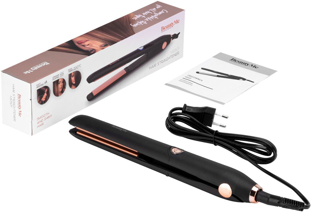 Prostownica BEAUTYME HS501 elementy zestaw