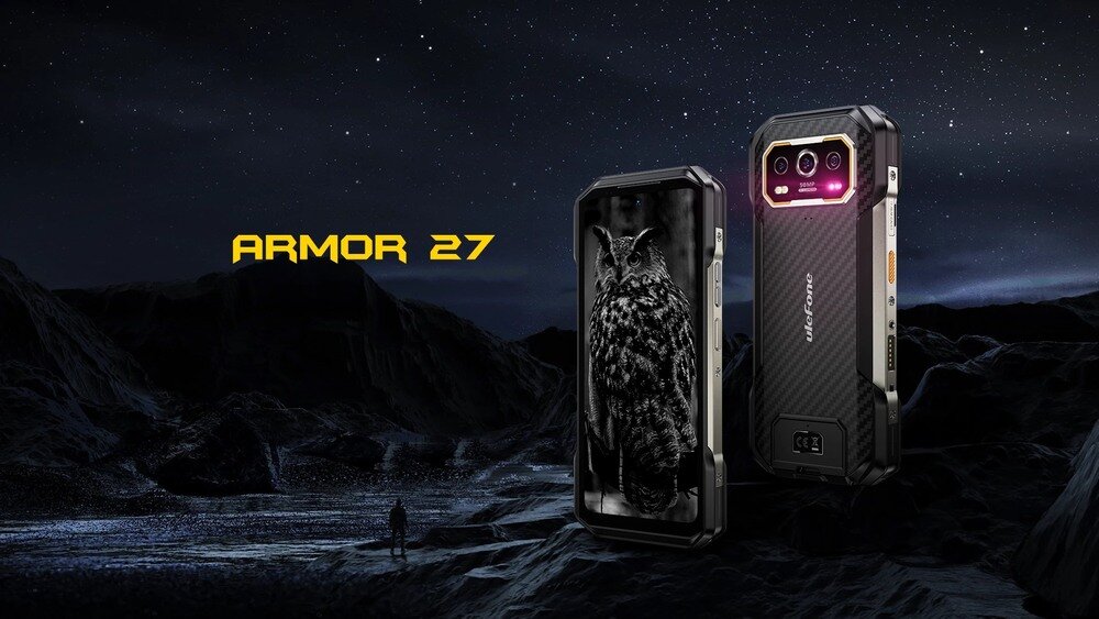 Ulefone Armor 27 smartfon pancerny z certyfikatami IP68 IP69K MIL-STD-810H odporny na wodę kurz upadki